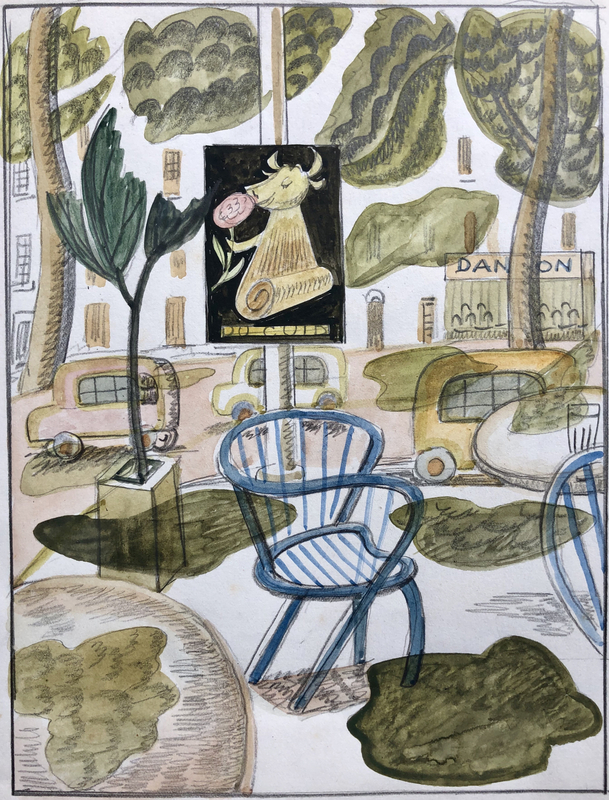 Doris Hatt (1890-1969)Café Terrace, 1961