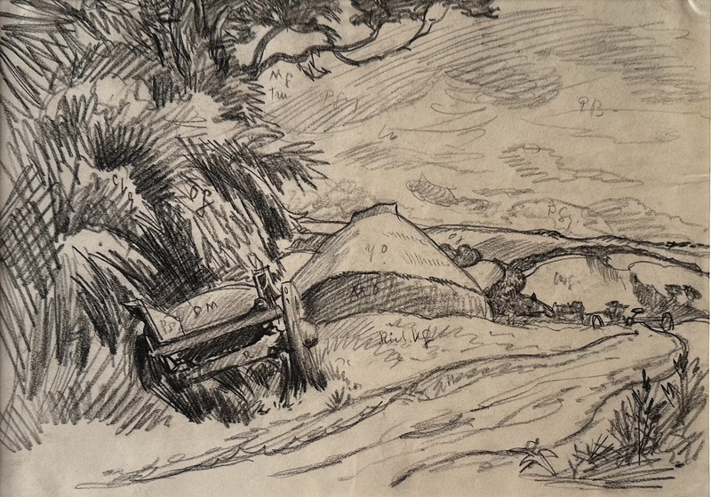 Ethelbert White, Sussex Cornfield, c. 1930