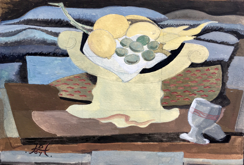Doris Hatt (1890-1969)Still Life with Fruit, 1967