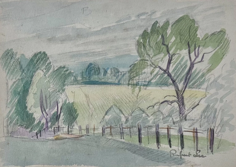 Rupert Lee, Sussex Landscape, c. 1920s