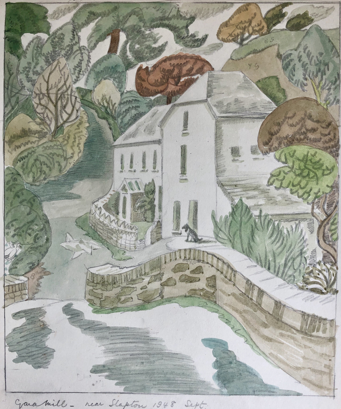 Doris Hatt (1890-1969)Gara Mill, Near Slapton, Devon, 1948