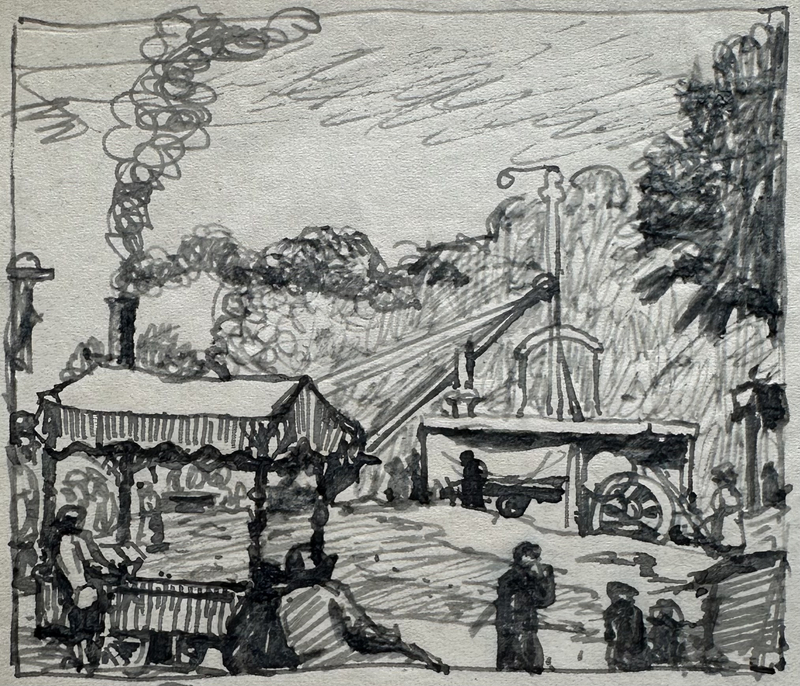 Ethelbert White, Hampstead Fair, c. 1920