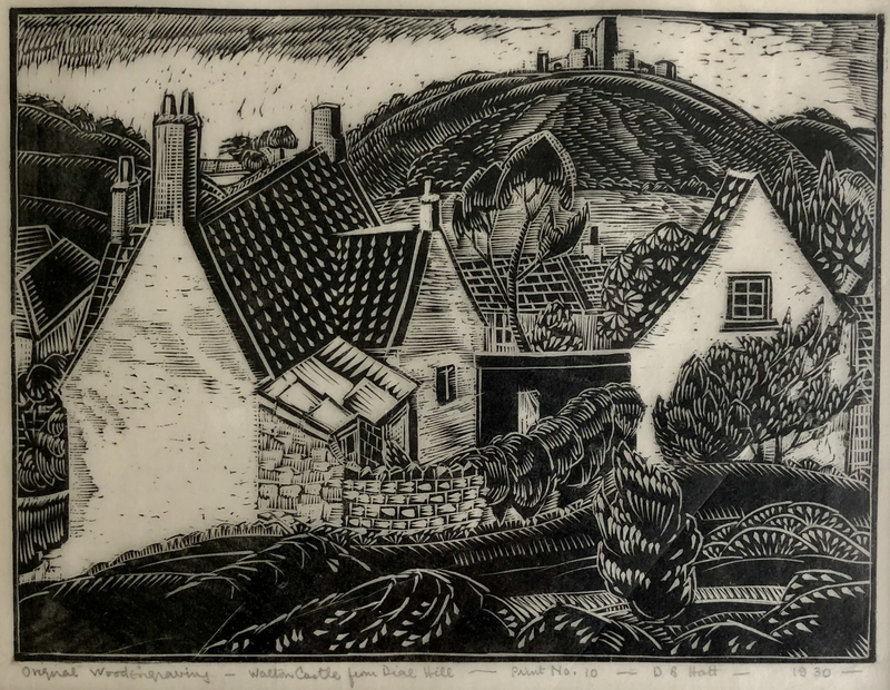 Doris Hatt (1890-1969)Walton Castle from Dial Hill, 1930