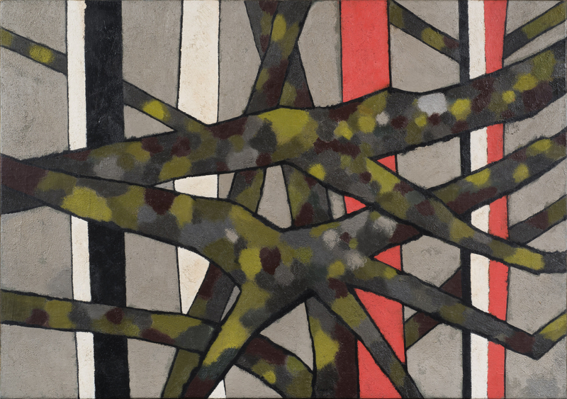 <span class=%22title%22>Trunks and Stakes<span class=%22title_comma%22>, </span></span><span class=%22year%22>1952</span>