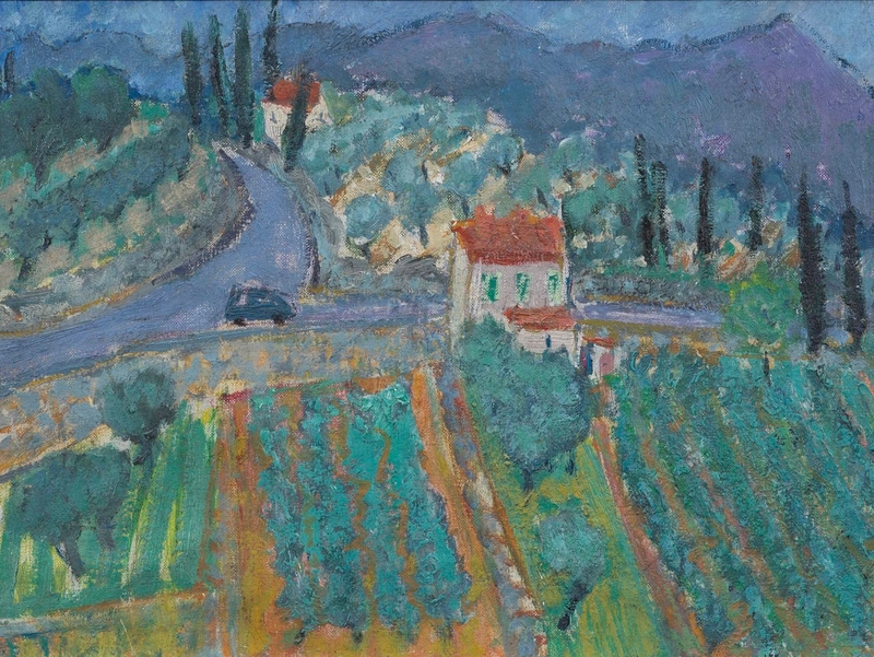 <span class=%22title%22>Olive Grove, Montauroux<span class=%22title_comma%22>, </span></span><span class=%22year%22>1972</span>