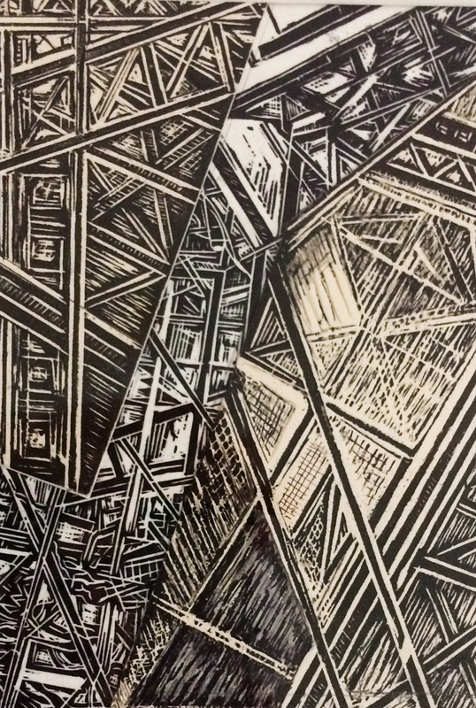 Jackie Newell Fragments of Sydney Harbour Bridge 2