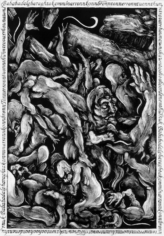 Raphael Appignanesi ARE, Babel (with Thunderword from Finnegan's Wake)