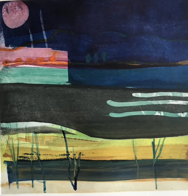 Louise Davies RE, Night Crossing