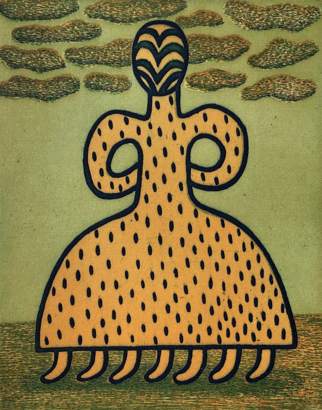 Katya Timoshenko RE, Orange Dress