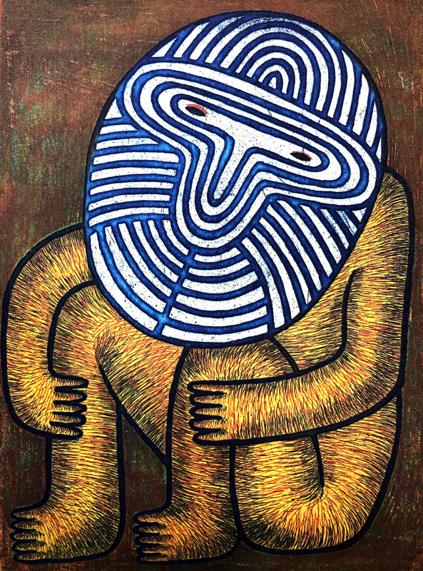 Katya Timoshenko RE, Blue Mask