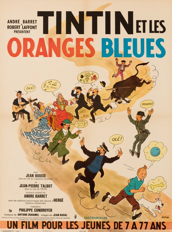 Hergé , Tintin et les Oranges Bleues, 1964