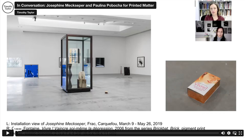 In Conversation | Josephine Meckseper and Paulina Pobocha