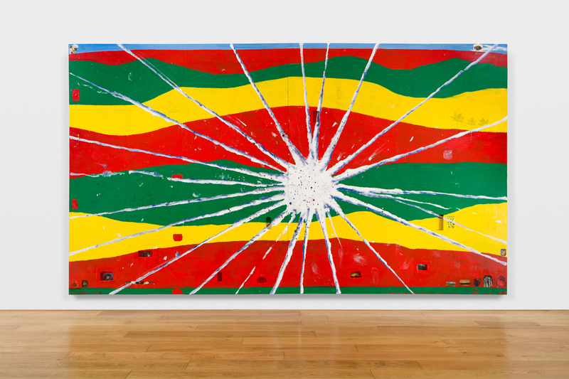 Chris Martin’s “Staring Into The Sun 748 Russell Hill Road,” 2024