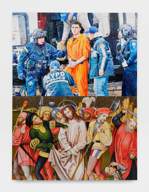 Christine Tien Wang, "Luigi German", 2025, acrylic on canvas, 96 x 72 in (243.8 x 182.9 cm)