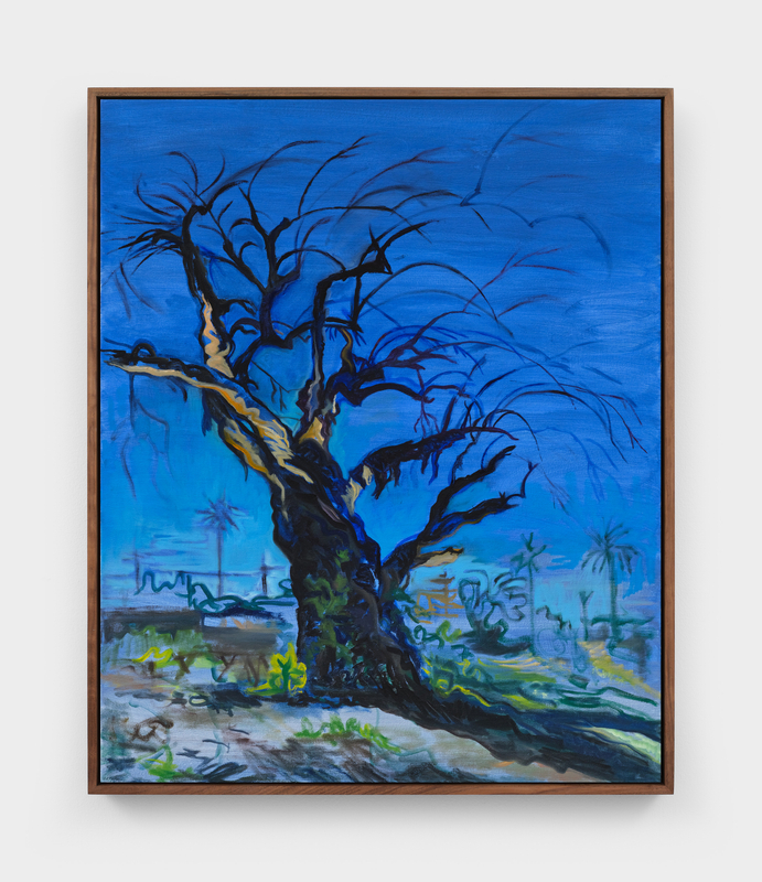 Mira Dancy, "Anniversary Elderberry", 2026, oil and acrylic on canvas, 39 x 32 in (99.1 x 81.3 cm)