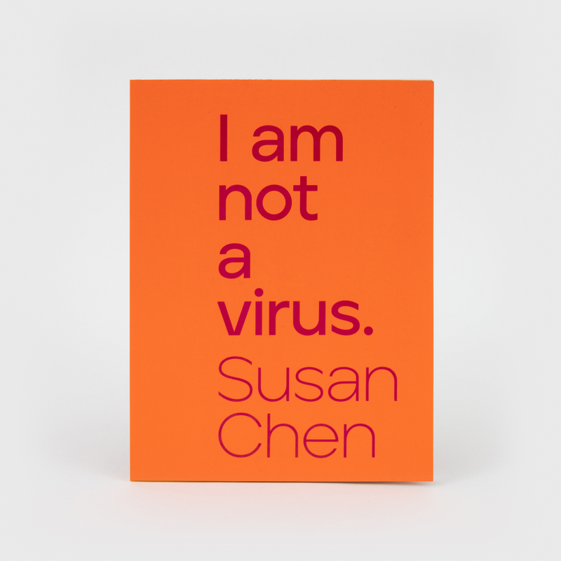 Susan Chen, "I am not a virus," book cover