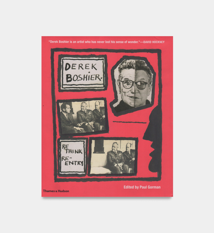 A photograph of Derek Boshier's book "Re-think Re-entry"