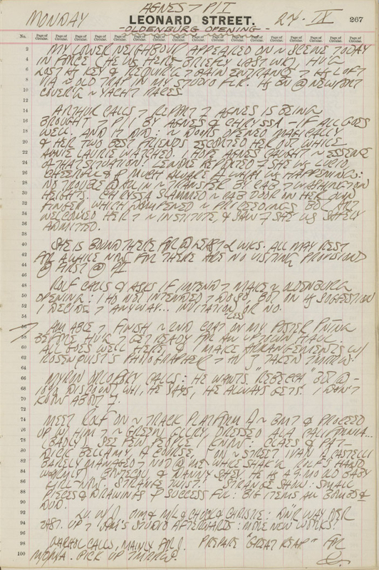 September 24, 1962 -  - Journals - Robert Indiana