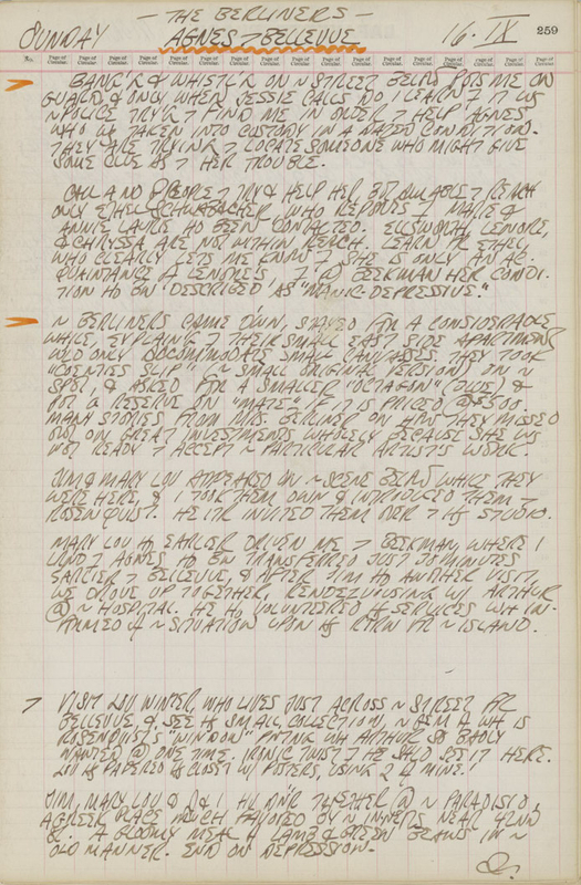September 16, 1962 -  - Journals - Robert Indiana
