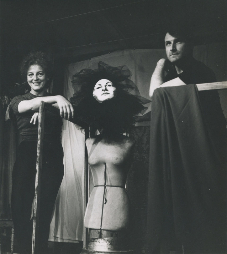 Rachel Rosenthal and King Moody, 1963. Photo Charles Britten