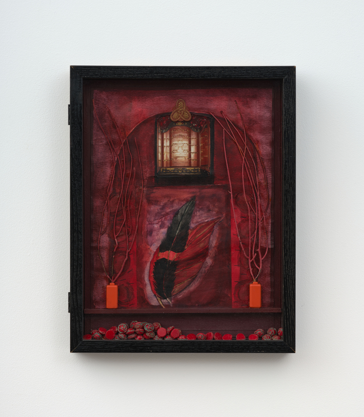 Betye Saar Red Vision at the Villa, 1994