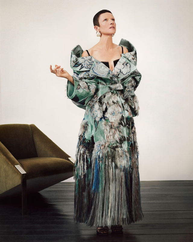 Isabelle Albuquerque models for Givenchy