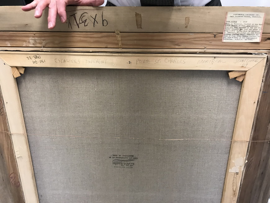 Escaliers Tournent, Pointe St. Charles, Montreal [sic]