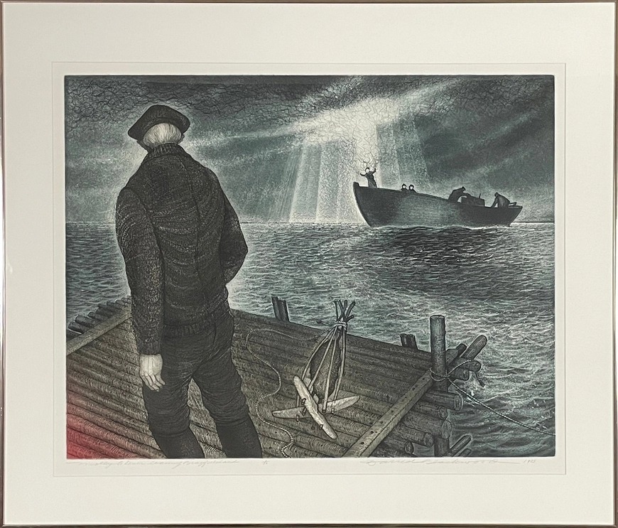 Molly Glover leaving Bragg’s Island