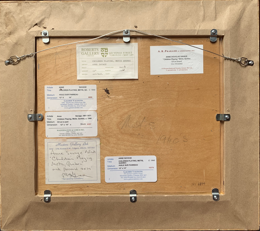 Children Playing, Metis, Quebec