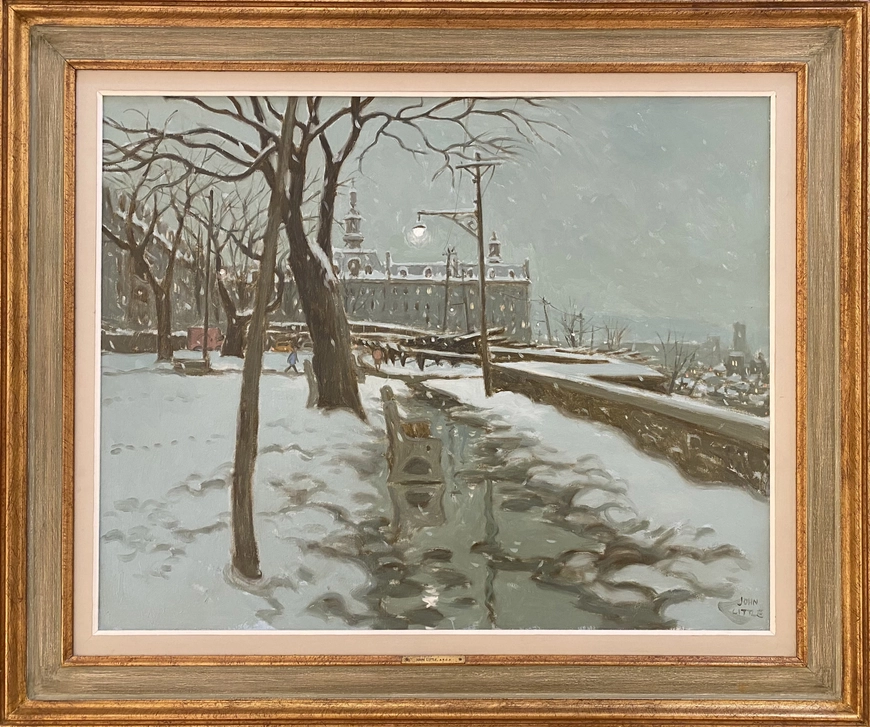 Parc Montmorency, Québec (with a view of the Seminaire)