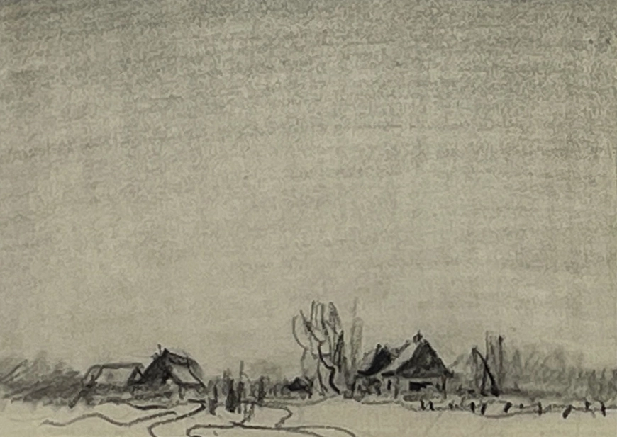 Homestead in Winter, Eastern Townships, Quebec