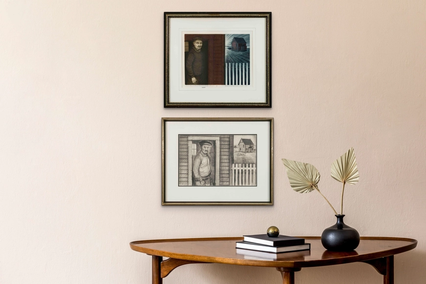 Sketch for Uncle Elias Feltham’s house on Bragg’s Island