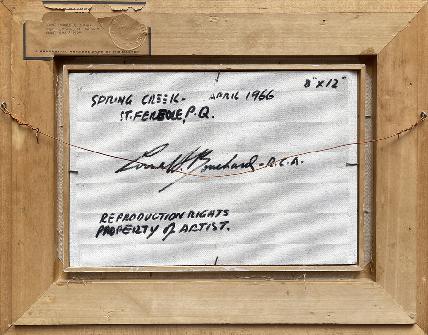 Spring Creek, St. Fereole [sic] P.Q.