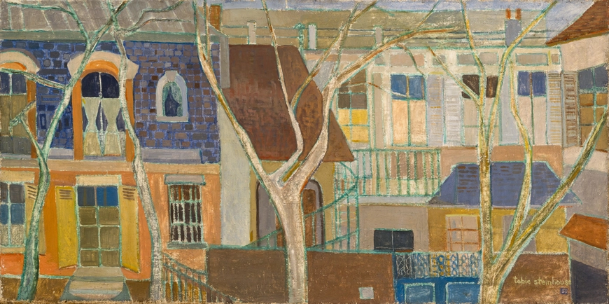 <span class="artist"><strong>Tobie Steinhouse</strong></span>, <span class="title"><em>La petite cour</em>, 1950</span>