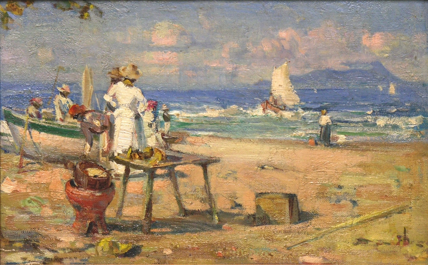 Beach Scene, St. Kitts - Plage à Saint-Kitts