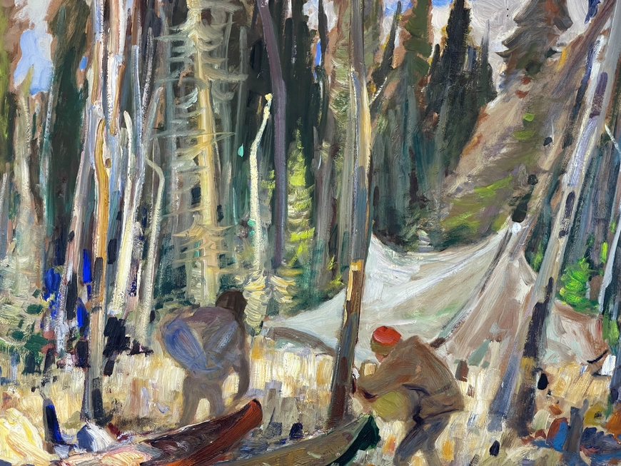 Trappers’ encampment