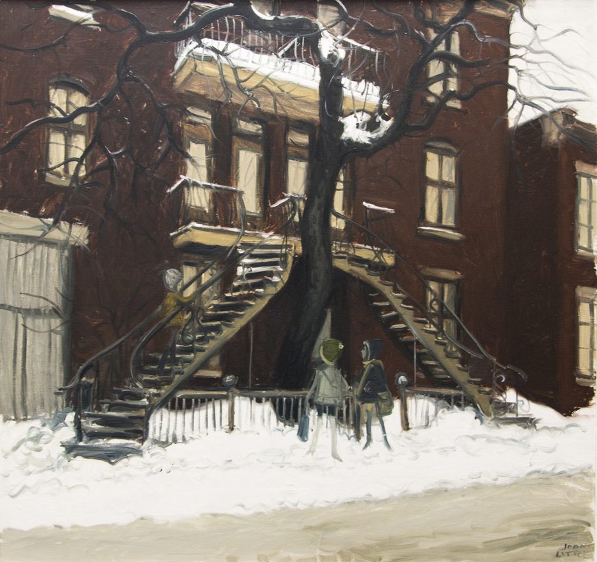 Escaliers Tournent, Pointe St. Charles, Montreal [sic]