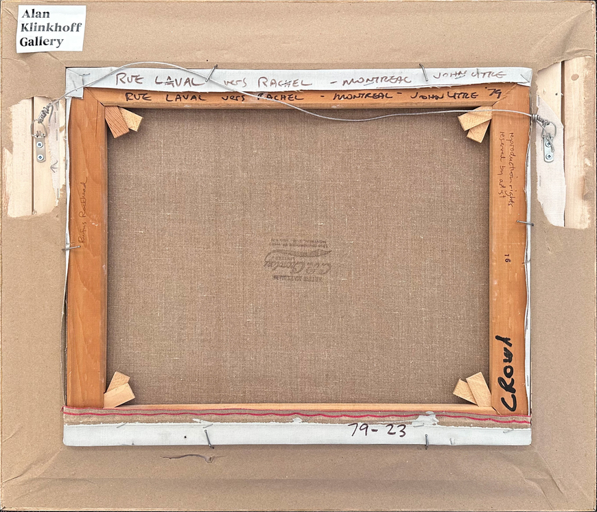 Rue Laval vers Rachel, Montreal