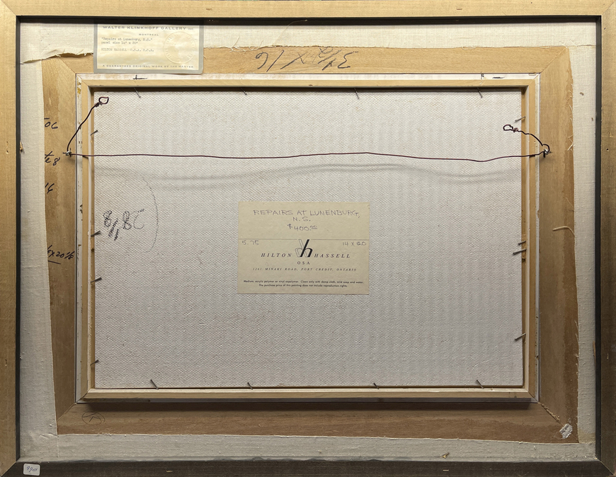 Repairs at Lunenburg, N.S.