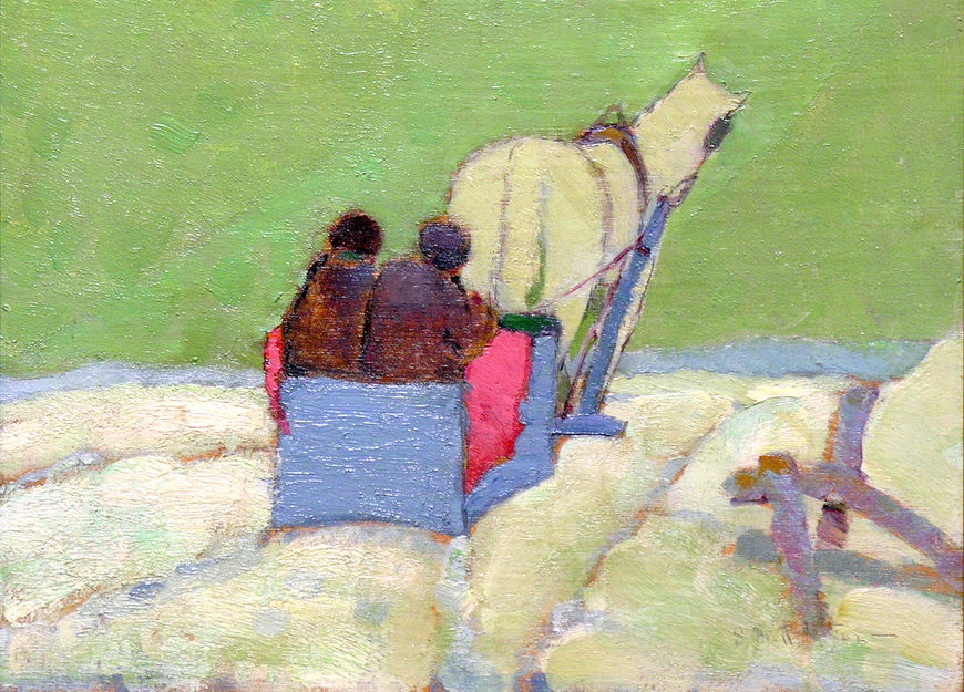 The Blue Sleigh - Le traîneau bleu