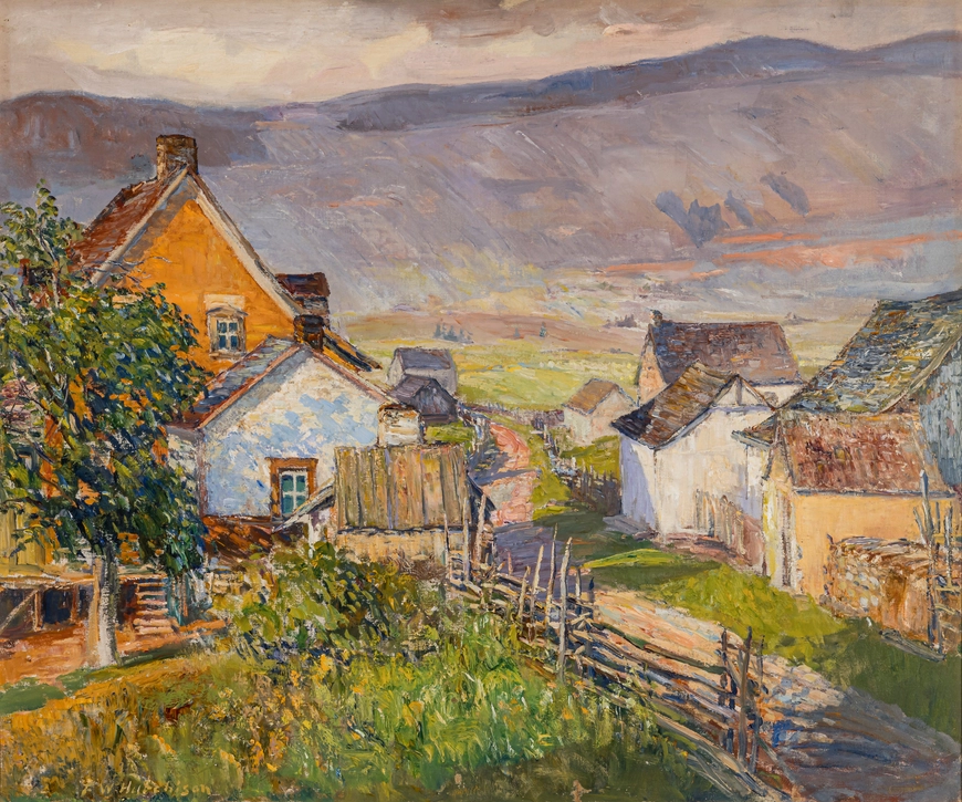 <span class="artist"><strong>Frederick W. Hutchison</strong></span>, <span class="title"><em>Charlevoix County</em>, 1930 (circa)</span>