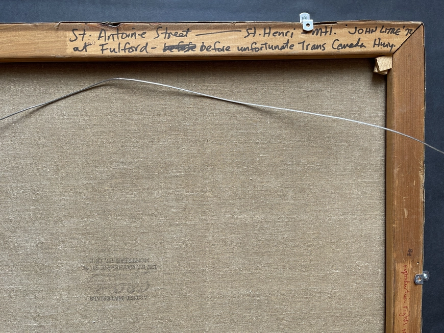 St. Antoine Street at Fulford, St. Henri, Montreal