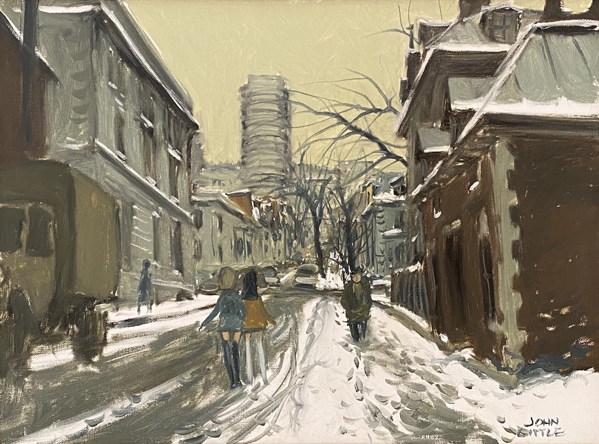 Stanley St. at Sherbrooke St. Montreal