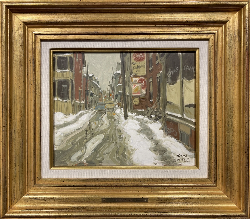 Rue la Gauchetière at Rue d'Hôtel de Ville, Montréal