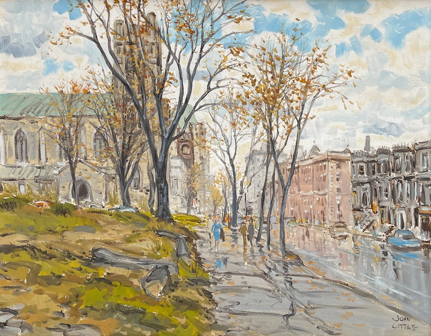 Sherbrooke St. at Simpson looking East