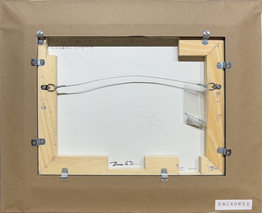 Putney Bridge from the London Boating Club Ramp, London, England 