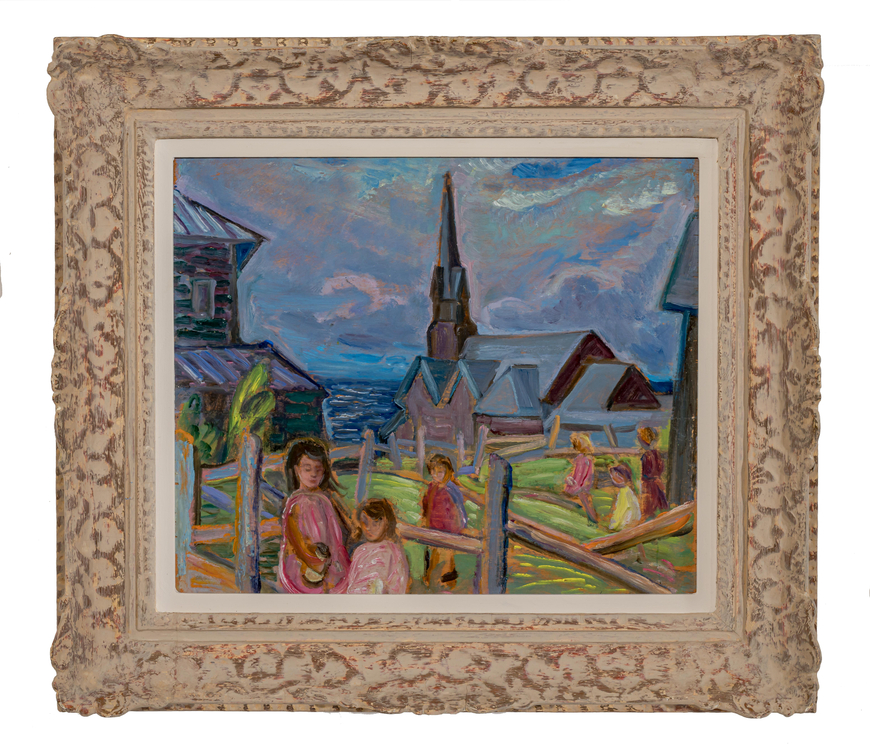 Children Playing, Metis, Quebec