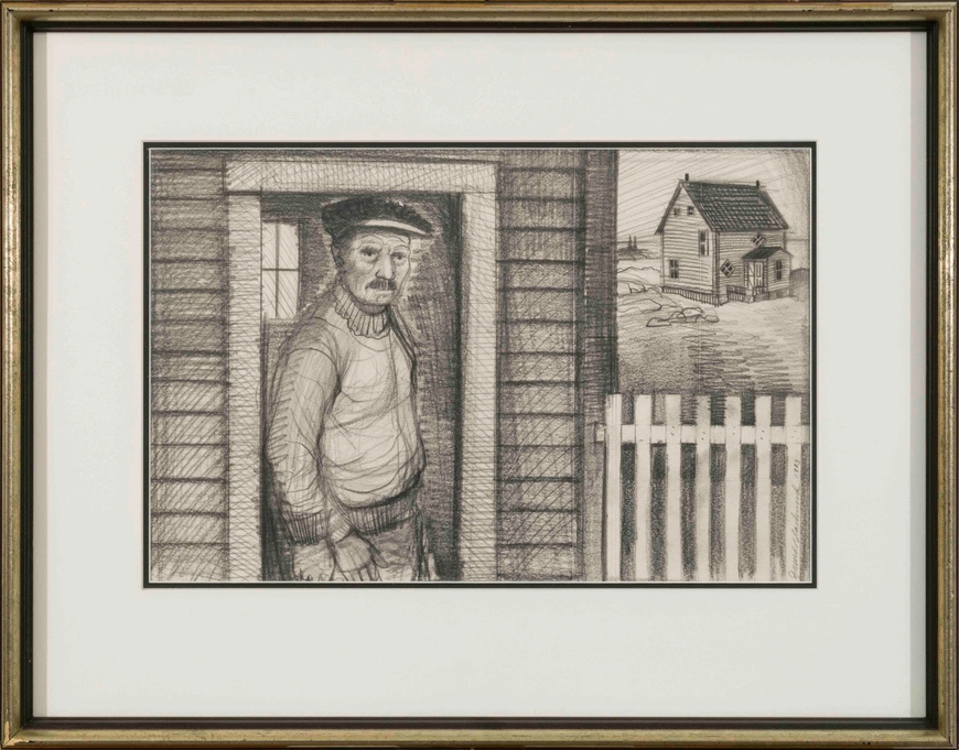 Sketch for Uncle Elias Feltham’s house on Bragg’s Island