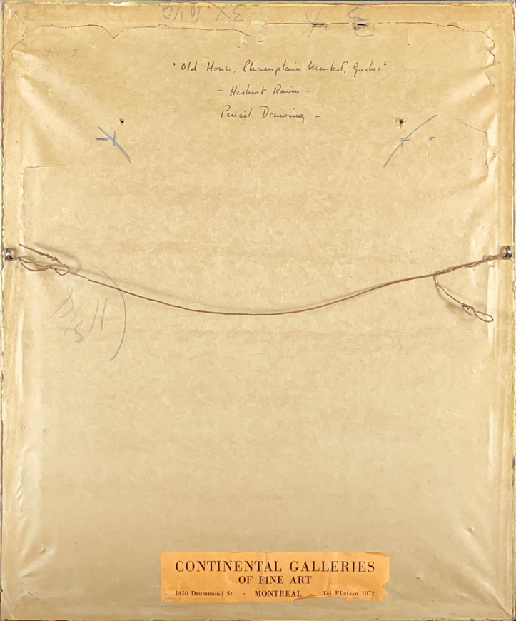 Old House. Champlain Market, Quebec.