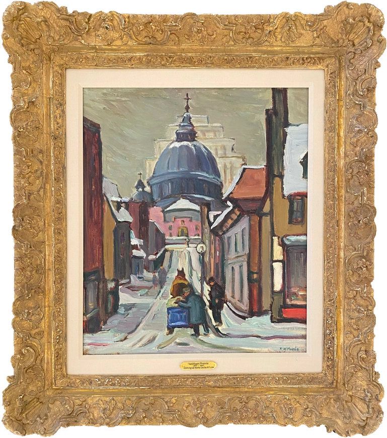 Looking up Sainte Cecile Street